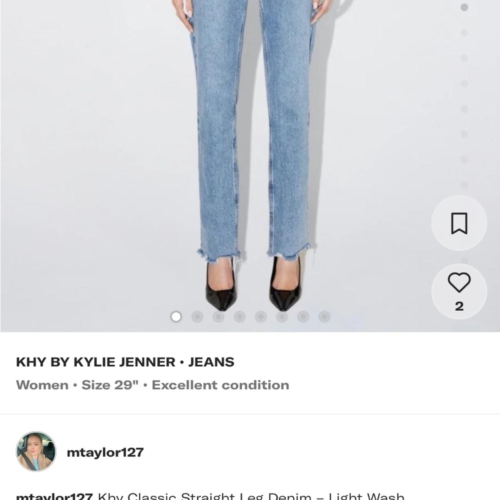 Khy by Kyle Jenner Light Blue Jeans